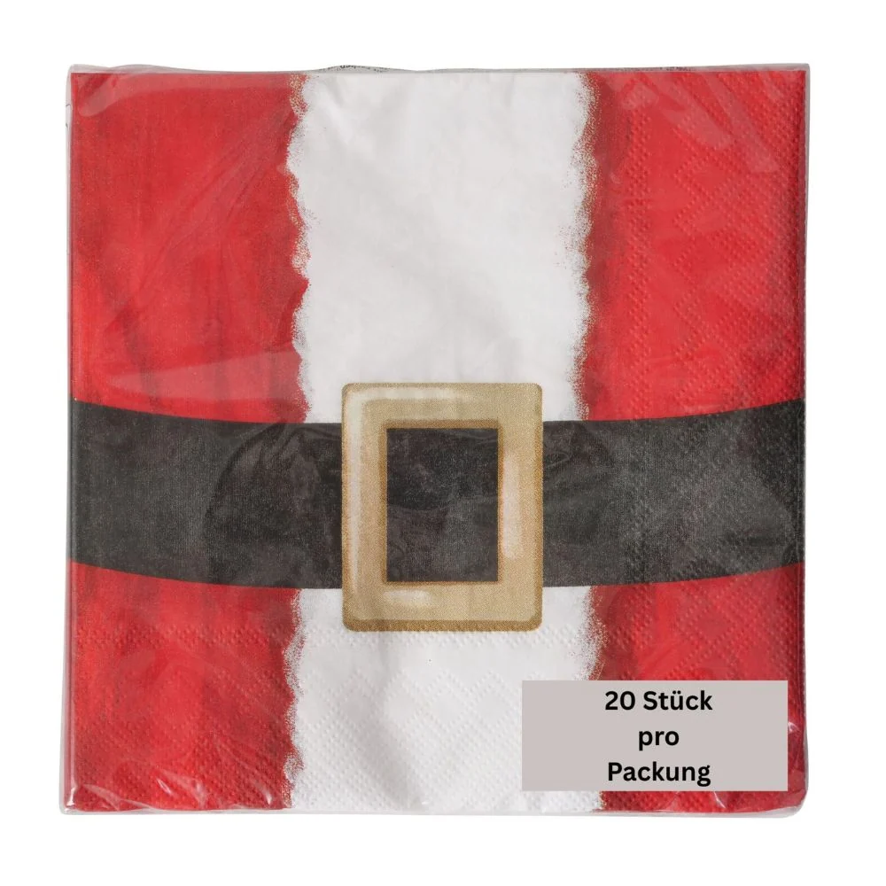 Papierservietten Weihnachtsmann – Bild 2