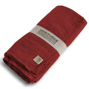 Tischdecke, rot