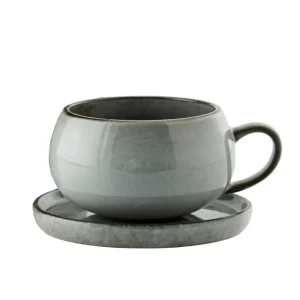 Tasse/Untertasse Amera grau