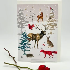 Adventskalender-Karte „Weihnachtswald“ AK 00653