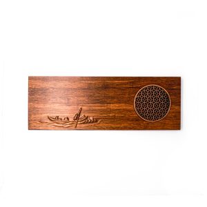 Elegantes Teetablet mit Teeschiff Motiv