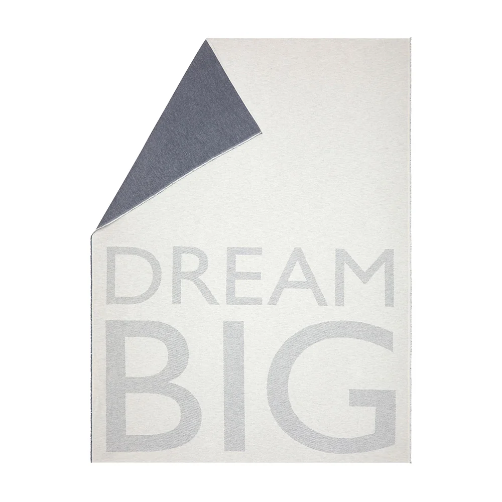 Nordic Flanelldecke Dream big wollweiß – Bild 2