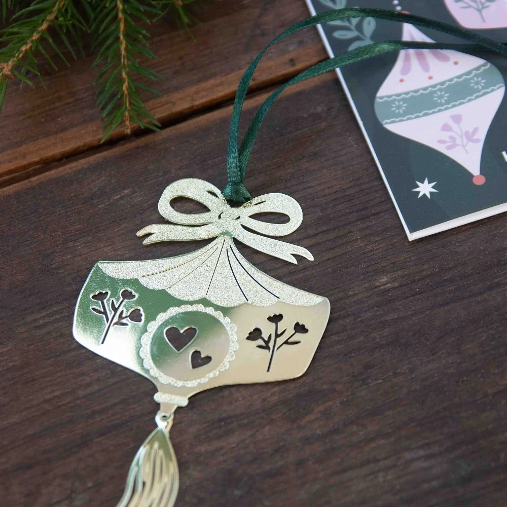 Dekoanhänger Weihnachtskugel – Bild 3