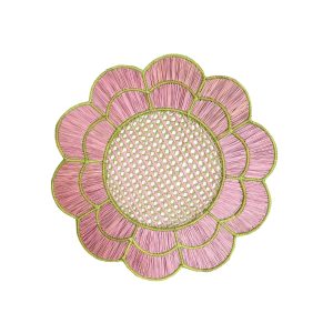 Tischset Flower Rosa Grün, 2er Set