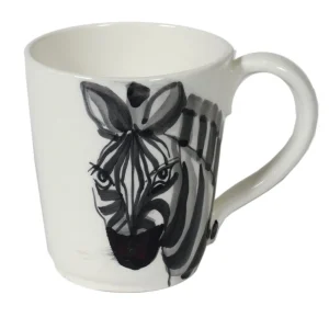 Große Tasse "Zebra", Handarbeit aus Italien