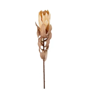 Kunstblume Protea staubbraun 60cm
