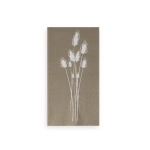 Papierservietten beige, "Gräser"