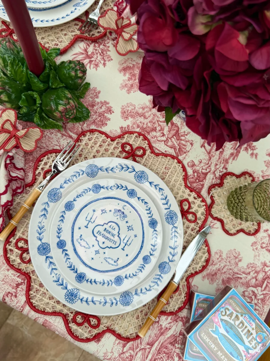 Dessertteller Paris Blau, 4er Set – Bild 3