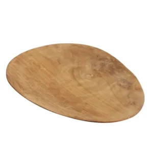 Teakteller Tropfenform L