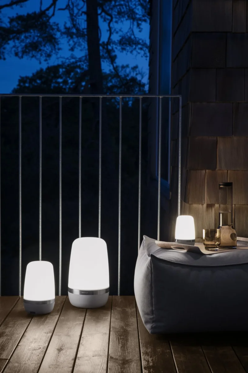 Blomus LED Outdoorleuchte Spirit Warm Gray L – Bild 5