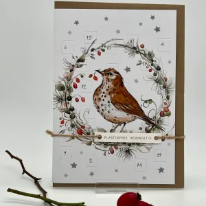 Adventskalender-Karte „Weihnachtskranz“ AK 00678