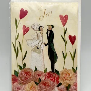 Klappkarte „Rosenhochzeit“ KLK 13954