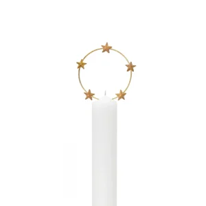Kerzenpin Heiligenschein Gold