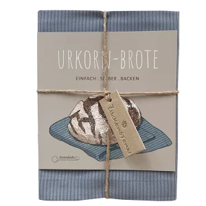 Geschirrtuch mit Heftchen "Urkorn-Brote"