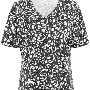 Shirt Curlia PW black graphic