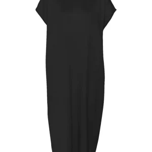 Strickkleid Mila SZ ärmellos lang schwarz