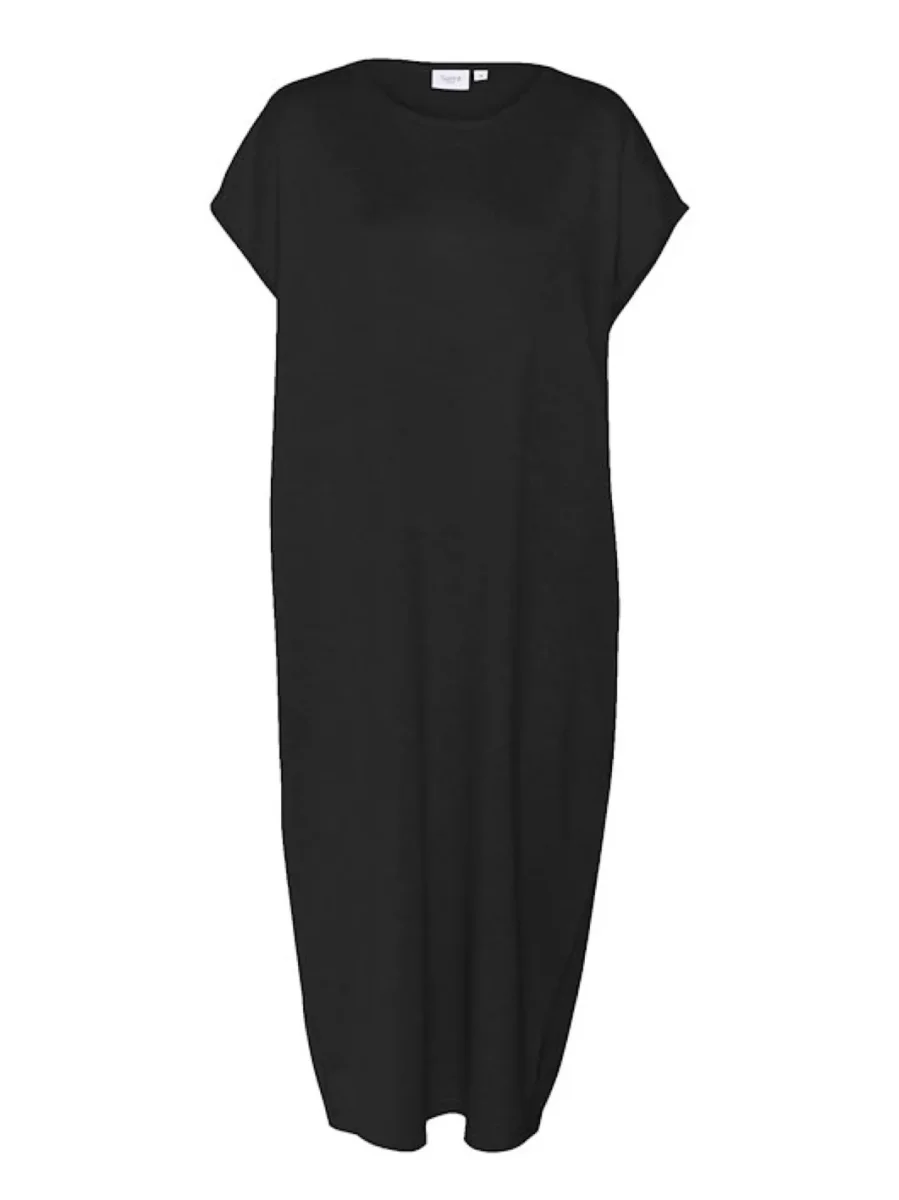 Strickkleid Mila SZ ärmellos lang schwarz – Bild 2