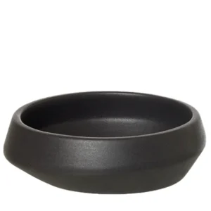 Schale/Kerzenhalter Ania schwarz 14cm