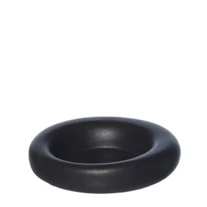 Kerzenhalter/Schale Ania schwarz 10,5cm