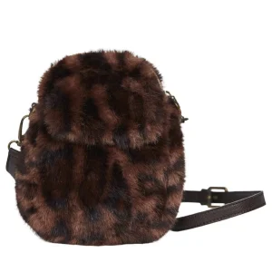 Mini Schultertasche Ayla Leo dark brown