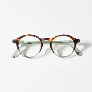 Lesebrille OjeOje A tortoise/green, in 4 Stärken