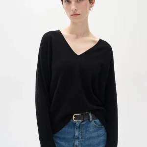 Cashmere Pullover Lukka V-Neck black