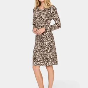 Jerseykleid Gennie SZ brown leo