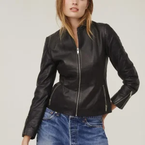 Lederjacke Lulla schwarz