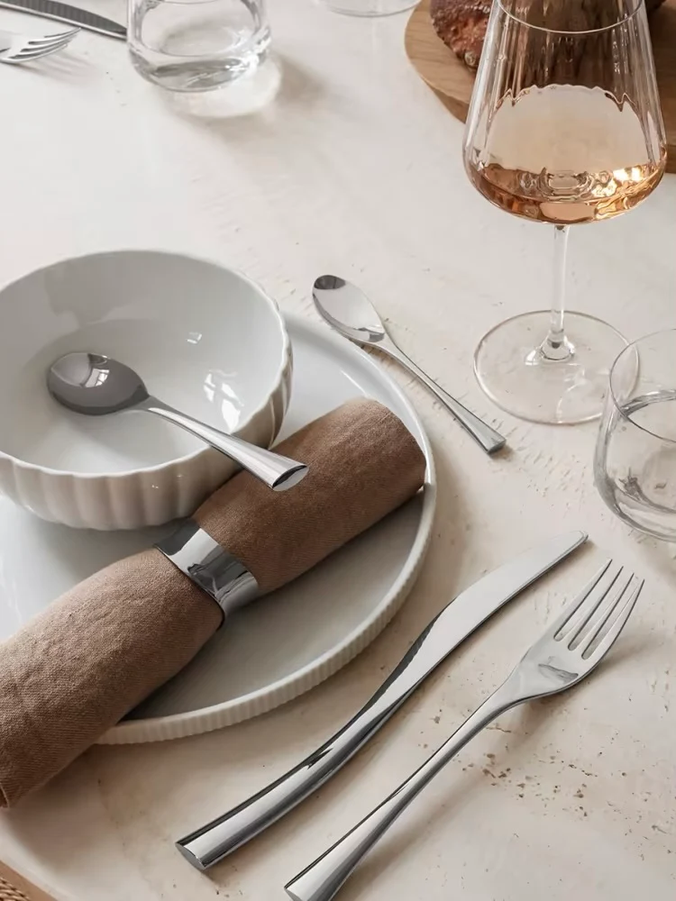Besteck 4 teilig Cobra Edelstahl – Bild 3