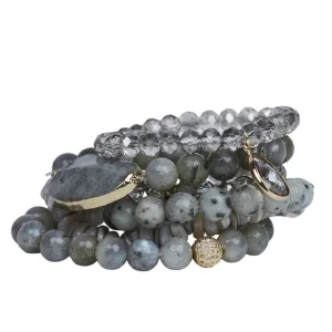 Armband Poppy grau