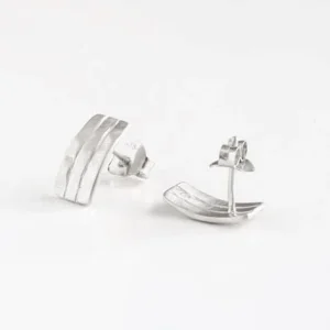 Ohrstecker Sophie Triple M, in silber und gold