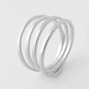 Ring Paris big, in silber und gold