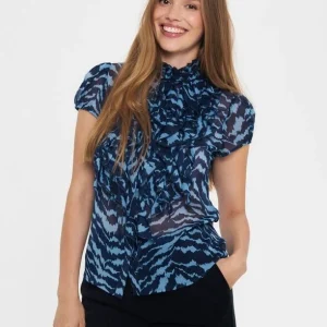 Bluse Lilja SZ Crinkle Pageant Blue