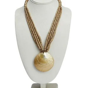 Halskette Ebba natur/gold