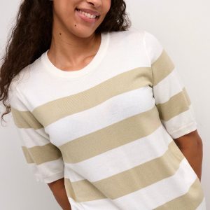 Pullover Lizza KA chalk/feather grey bold stripe