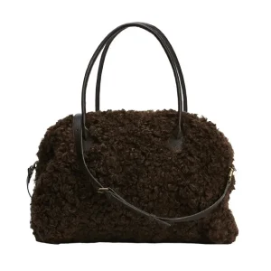 Schultertasche Livia dunkelbraun