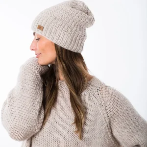 Strickmütze Ulv beige