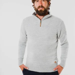 Pullover Nyhavn Troyer silbergrau