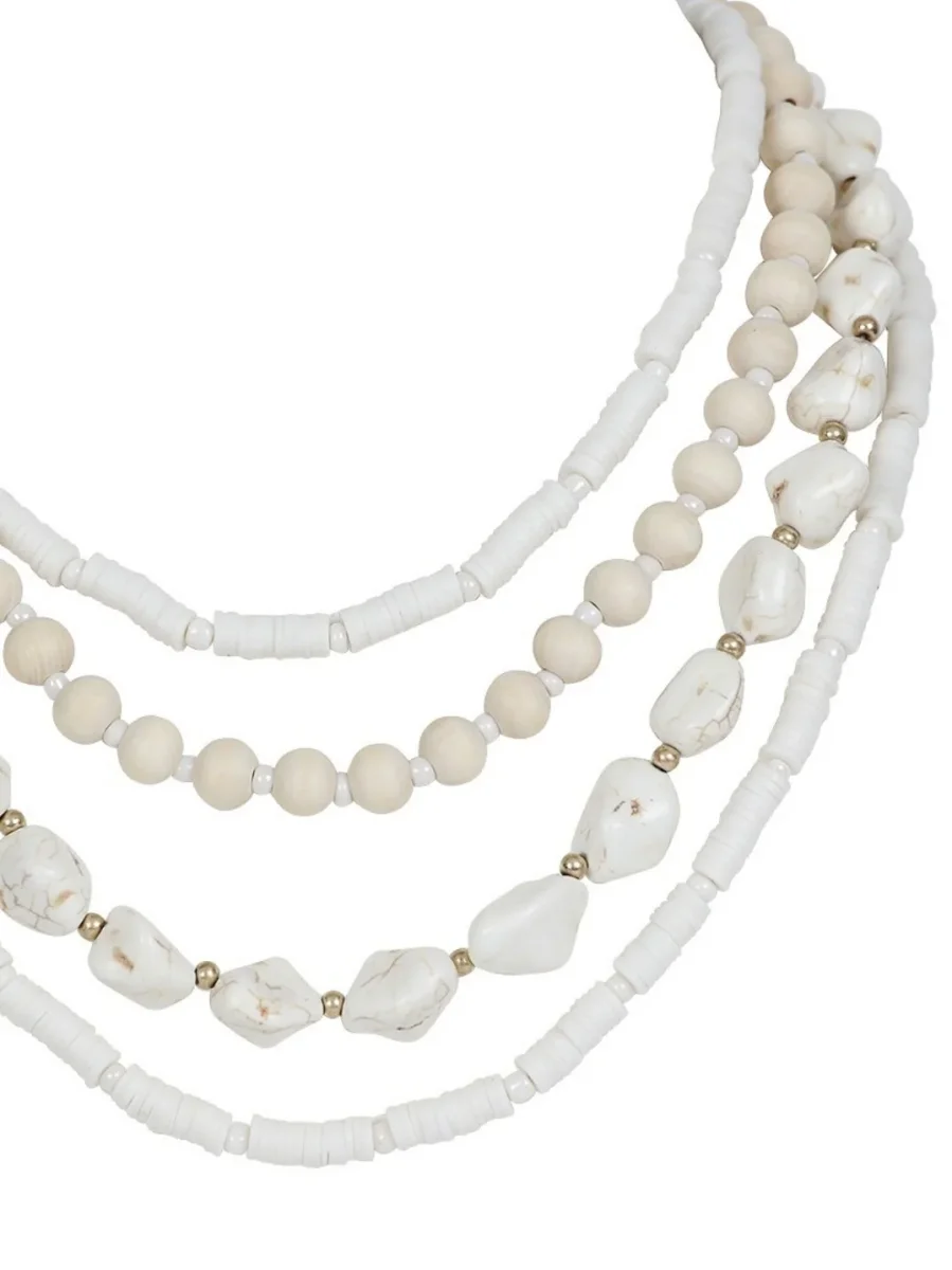 Halskette kurz Celia ivory – Bild 3