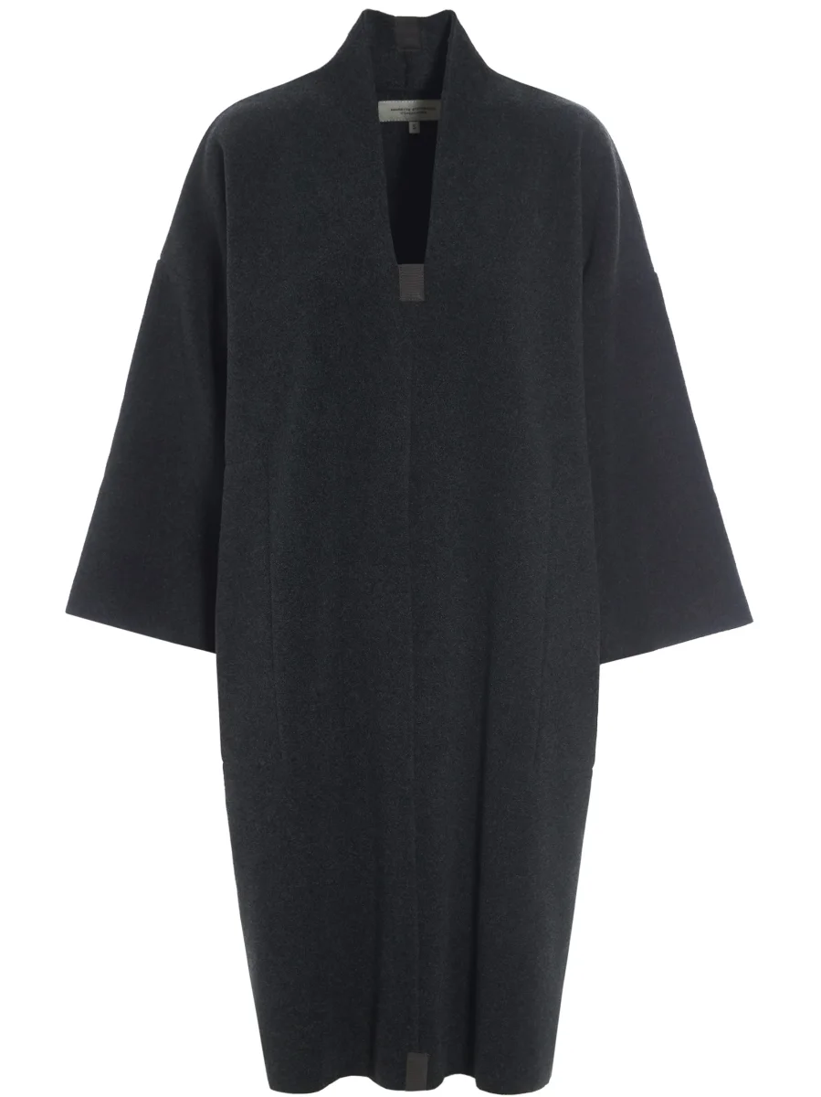 Fleece Kleid V-NECK 3251, in 3 Farben – Bild 4
