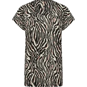 Shirt SC-Lenise 5 schwarz/sand gemustert