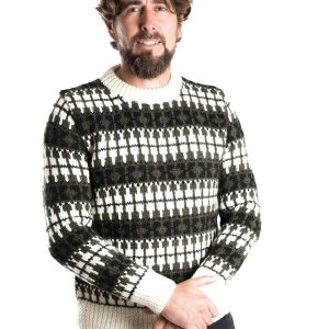 Norweger Pullover Skaane oliv