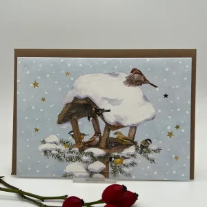 Klappkarte „Vogelhäuschen“ KLK 15562