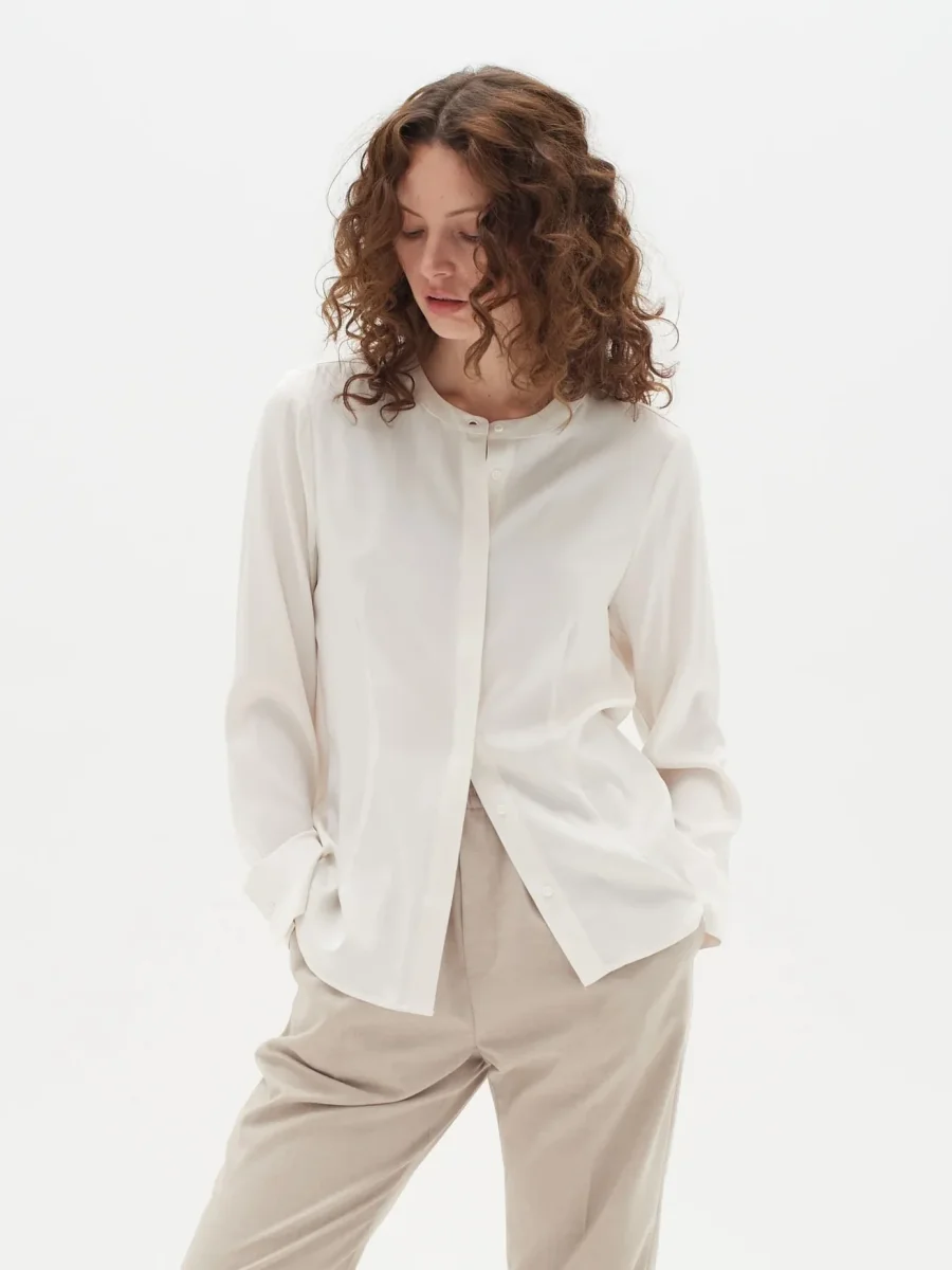 Seidenshirt Liko IW whisper white – Bild 2
