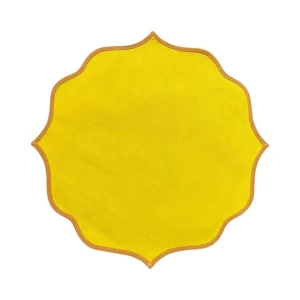 Tischsets Gelb-Orange, 4er Set