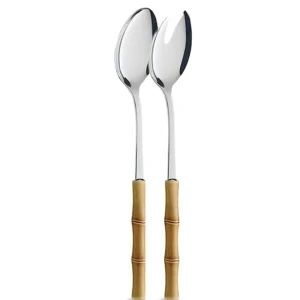 Salatbesteck Bambus Beige, 2-tlg.