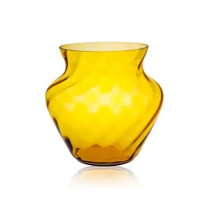 Dahlia Vase Amber 22cm