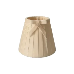 Samt Lampenschirm Beige