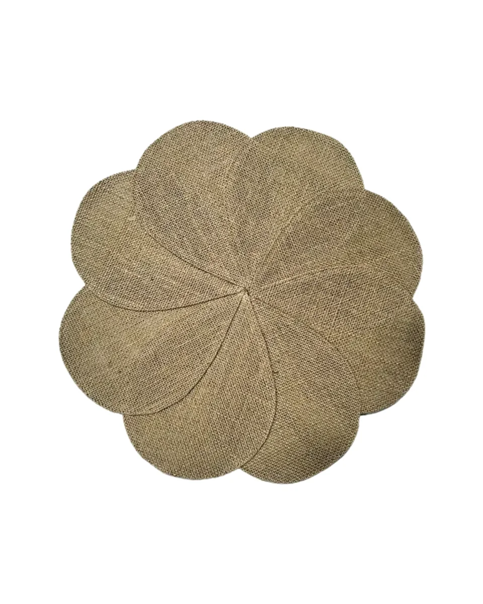Jute Tischset Floral Natur, 2er Set