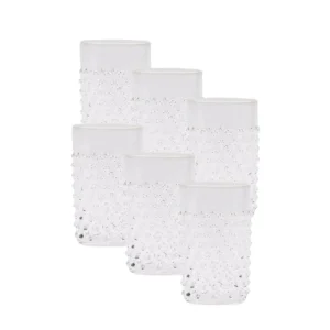 Anna von Lipa Hobnail Tumbler Crystal, 6er Set